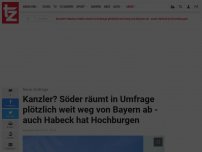 Bild zum Artikel: Kanzler Söder? CSU-Chef kommt sogar im Norden gut an - Scholz kassiert Habeck-Klatsche in der eigenen Heimat
