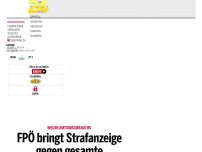 Bild zum Artikel: FPÖ bringt Strafanzeige gegen gesamte Bundesregierung ein