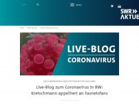 Bild zum Artikel: Live-Blog zum Coronavirus in BW: Fast 400 Neuinfektionen und weitere Mutationsfälle