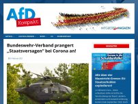 Bild zum Artikel: Bundeswehr-Verband prangert „Staatsversagen“ bei Corona an!