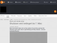 Bild zum Artikel: Entwurf: Shutdown-Verlängerung bis 14. März