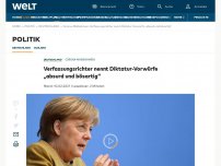 Bild zum Artikel: Verfassungsrichter nennt Diktatur-Vorwürfe „absurd und bösartig“