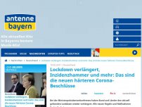 Bild zum Artikel: Lockdown verlängert, Inzidenzhammer und mehr: Das sind die neuen härteren Corona-Beschlüsse