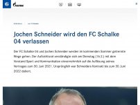 Bild zum Artikel: Jochen Schneider wird den FC Schalke 04 verlassen