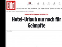 Bild zum Artikel: verschärftes Hygiene-Konzept - Urlaub in Hotels von alltours künftig nur für Geimpfte!