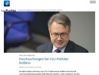 Bild zum Artikel: Immunität aufgehoben: Durchsuchungen bei CSU-Politiker Nüßlein