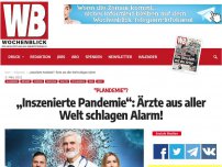 Bild zum Artikel: „Inszenierte Pandemie“: Ärzte aus aller Welt schlagen Alarm!