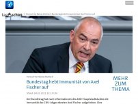 Bild zum Artikel: Vorwurf der Bestechlichkeit: Immunität von Axel Fischer aufgehoben