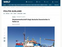 Bild zum Artikel: Staatsanwaltschaft klagt deutsche Seenotretter in Italien an