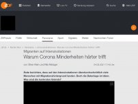 Bild zum Artikel: Warum Corona Minderheiten härter trifft