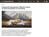 Bild zum Artikel: Zeugenschutzprogramm: Blümels Laptop ist jetzt Jausenbrett in Vorarlberg