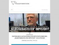 Bild zum Artikel: Faktencheck: Gutachterin für Impfstoffe über den „selbstgebastelten Impfstoff“ von Stöcker