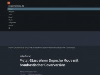 Bild zum Artikel: Metal-Stars ehren Depeche Mode mit bombastischer Coverversion