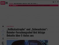 Bild zum Artikel: Daimler: Mercedes-Forschungschef sieht Benziner und Diesel am Ende - „E-Auto bereits ebenbürtig“