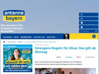 Bild zum Artikel: Strengere Regeln für Kitas: Das gilt ab Montag