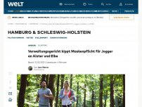 Bild zum Artikel: Verwaltungsgericht kippt Maskenpflicht für Jogger an Alster und Elbe