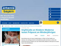 Bild zum Artikel: Impfstudie an Kindern: Moderna testet Präparat an Minderjährigen