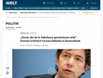 Bild zum Artikel: „Dreck, der da in Talkshows geschmissen wird“ – Drosten kritisiert Corona-Debatte in Deutschland