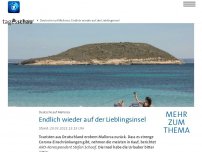 Bild zum Artikel: Deutsche auf Mallorca: Endlich wieder auf der Lieblingsinsel
