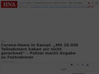 Bild zum Artikel: Corona-Demo in Kassel: Mehrere Gegendemos erwartet - Polizei bereitet sich auf Großeinsatz vor