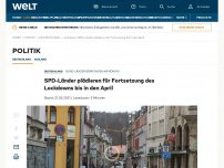 Bild zum Artikel: SPD-Länder plädieren für Fortsetzung des Lockdowns bis in den April