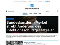 Bild zum Artikel: Kehrtwende nach Bund-Länder-Beschluss - Merkel kippt 'Osterruhe' und bittet Bevölkerung um Verzeihung