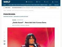 Bild zum Artikel: „Danke Kassel“ – Nena lobt Anti-Corona-Demo