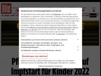 Bild zum Artikel: Studie gestartet - Pfizer/Biontech hofft auf Impfstart für Kinder 2022