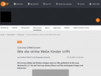 Bild zum Artikel: Wie die dritte Welle Kinder trifft