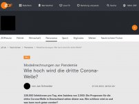 Bild zum Artikel: Wie hoch wird die dritte Corona-Welle?