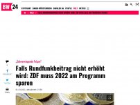 Bild zum Artikel: Falls Rundfunkbeitrag nicht erhöht wird: ZDF muss 2022 am Programm sparen