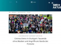 Bild zum Artikel: Corona-Protest in Stuttgart: Tausende zu 'Querdenken'-Demo erwartet