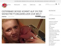 Bild zum Artikel: Osterbaby Bosse kommt auf Sylter Seenotrettungskreuzer zur Welt