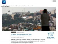 Bild zum Artikel: Bandenkriminalität in Brasilien: Die neuen Bosse von Rio