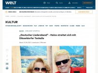 Bild zum Artikel: „Deutscher Liederabend“ - Heino streitet sich mit Düsseldorfer Tonhalle