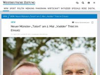 Bild zum Artikel: NRW: Neuer Münster-„Tatort“ am 2. Mai: „Vadder“ Thiel im Einsatz