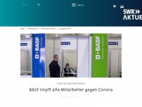 Bild zum Artikel: Erstes Unternehmen bundesweit: BASF impft Mitarbeiter gegen Corona