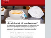 Bild zum Artikel: Kein einziger CoV-Fall in der Gastronomie