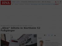 Bild zum Artikel: „Alice“ blitzte in Northeim 52 Fußgänger