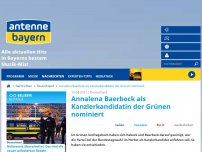 Bild zum Artikel: Annalena Baerbock als Kanzlerkandidatin der Grünen nominiert