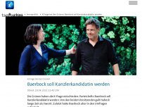 Bild zum Artikel: Baerbock wird Kanzlerkandidatin der Grünen