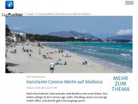Bild zum Artikel: Erste Urlaubsbilanz: Konstante Corona-Werte auf Mallorca
