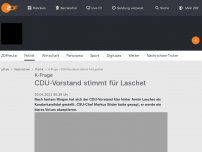 Bild zum Artikel: CDU-Vorstand stimmt für Laschet