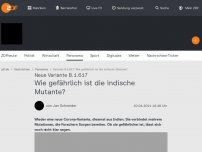 Bild zum Artikel: Wie gefährlich ist die indische Mutante?