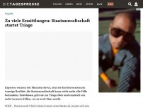 Bild zum Artikel: Zu viele Ermittlungen: Staatsanwaltschaft startet Triage