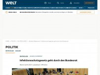 Bild zum Artikel: Infektionsschutzgesetz geht durch den Bundesrat