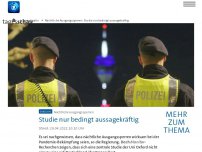 Bild zum Artikel: Ausgangssperren: Studie für Deutschland wenig aussagekräftig