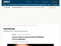 Bild zum Artikel: „Es ist in diesem Lande jede Diskursfähigkeit verloren gegangen“