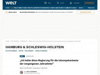 Bild zum Artikel: „Ich halte diese Regierung für die inkompetenteste der vergangenen Jahrzehnte“