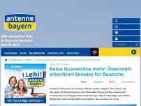 Bild zum Artikel: Keine Quarantäne mehr: Österreich erleichtert Einreise für Deutsche
